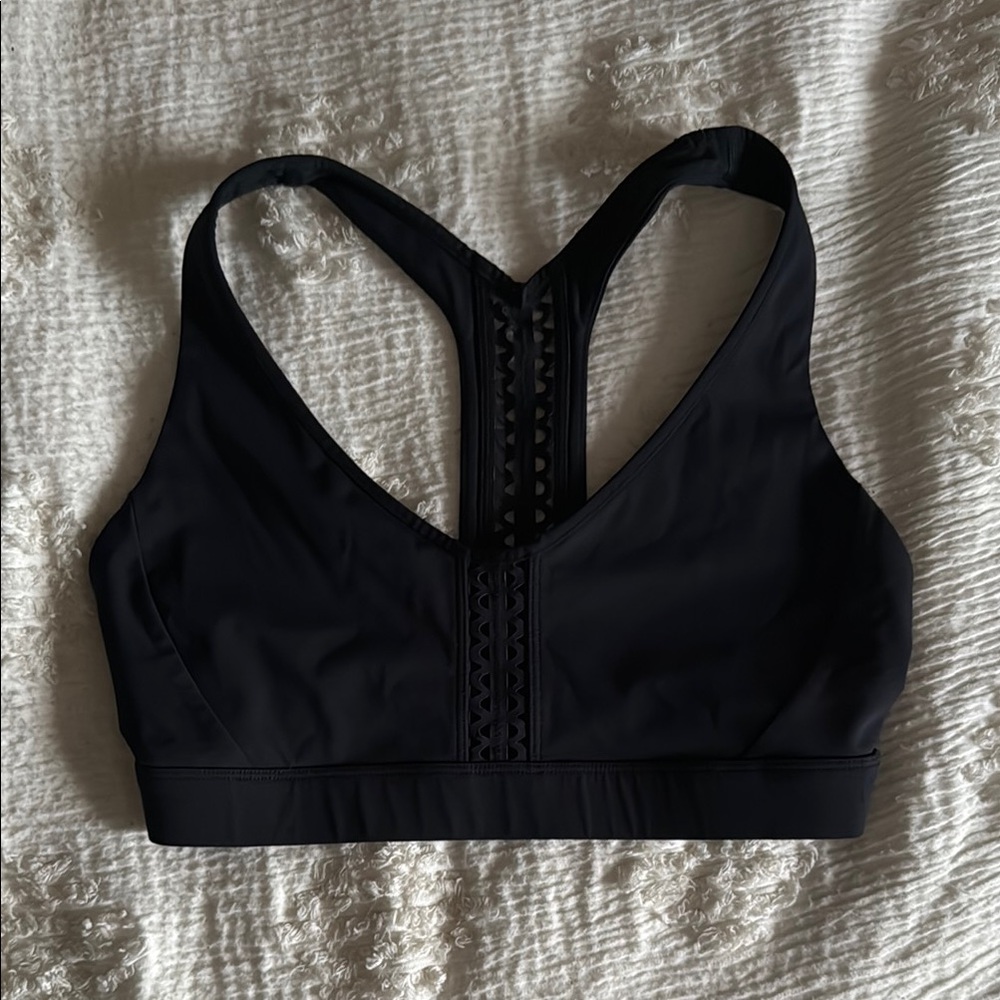 SoulCycle Black Seamless Sports Bra Intimates